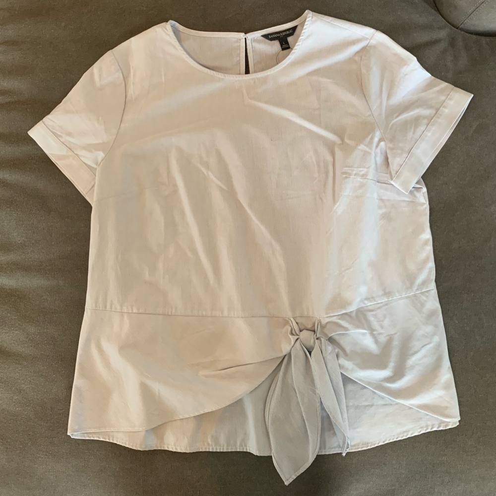 Banana Republic Tie Front Blouse